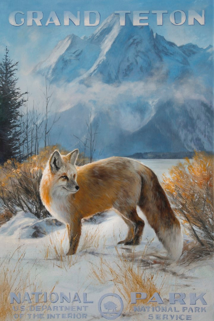 Grand Tetons Fox